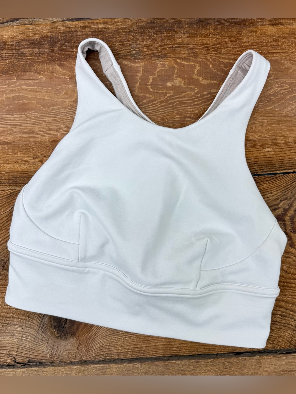 lululemon athletica White High-Neck Sports Bra
